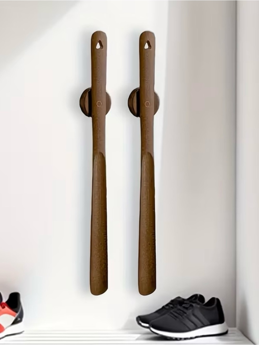 Solid wood shoehorn (1pc)